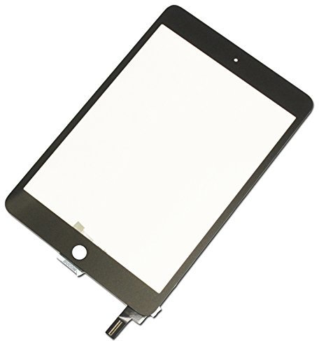 écran en verre pour iPad mini 4 tactile vitre numériseur de rechange sans bouton Home Noir