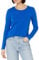 Amazon Essentials Women's Regular-Fit Long-Sleeve Crewneck T-Shirt (Available in Plus Size), Bright Blue, S