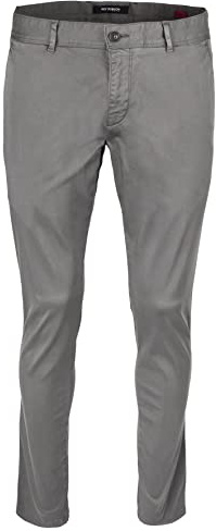 Roy Robson Herren Bomuldsbukser til mænd med stretch Scott - Slim Fit Hose, Medium Grey, 58 Slim EU