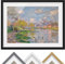 Bild mit Rahmen - Claude Monet - Seine - Rahmenfarbe Schwarz, 40 x 55cm