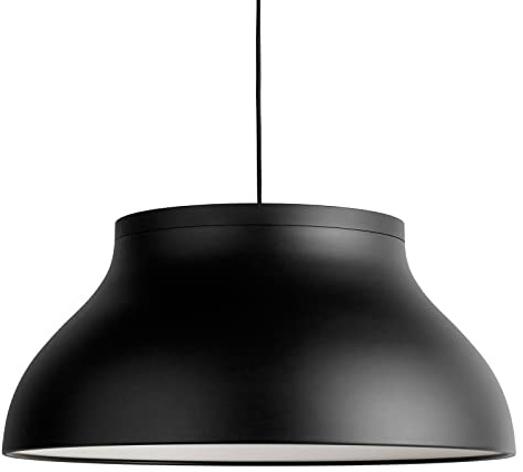 HAY Pendelleuchte Aluminium Schwarz, 28cm