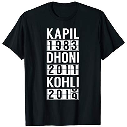 India Cricket Team Fan Jersey T-Shirt