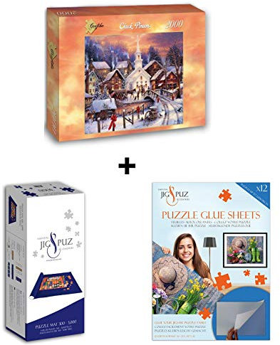 Grafika Puzzle 2000 pièces - Chuck Pinson - Hope Runs Deep + Colle + Tapis