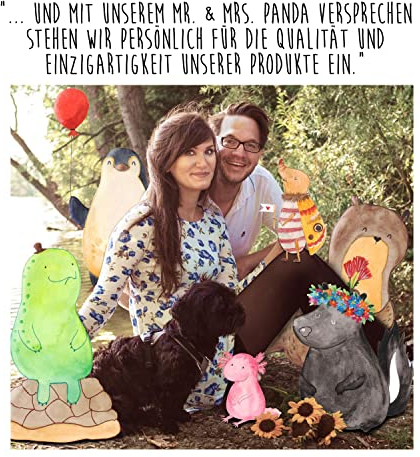 Mr. & Mrs. Panda Pärchen Schlüsselanhänger Hund Zweisamkeit - Geschenk, Paargeschenk, Schlüsselanhänger Paare, Hochzeit, Partner, Heiraten,