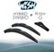 Wish® Hybrid Symbio Satz Front + Heck Scheibenwischer Länge: 24 600mm / 21 530mm / 10 250mm Wischblätter Vorne und Hinten Hybrid-Scheibenwischer + Review G HS24.21.10RG