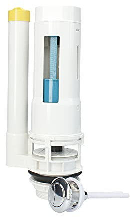 Fontastock FSKFWC004 Universal-Spülkasten mit geradem Doppeltaster mit Spülvolumenregler