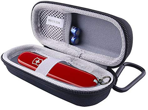 WERJIA Hard Carrying Case Compatible with Victorinox Swiss Army Multi Tool Pocket Knife (Case Only) Grey Modern