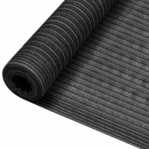 vidaXL Zaunblende Anthrazit 1,2x50 m HDPE 195 g/m²