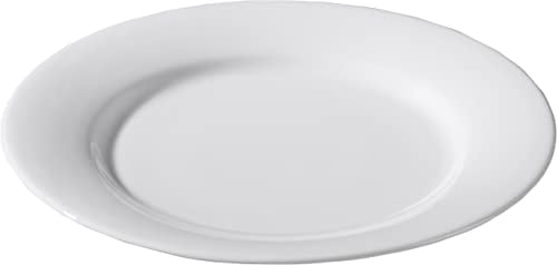 METRO Professional Plato Caterer, porcelana, ¯ 24 cm, llano, blanco, 6 unidades