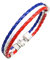 WSZJLN Herren Damen Spanien Deutschland Frankreich Italien Argentinien Nationalflagge PU Leder Armbänder Buntes Paar Armband Handarbeit Schmuck Geschenk - Niederlande