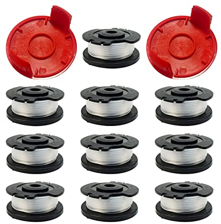 YWNYT Ersatzfadenspule für EIN-hell GE-CT 18/28 Li, 4.9M x 1.6mm Rasentrimmer-Zubehör, passend für EIN-hell Akku-Rasentrimmer GE-CT 18/28 Li und GE-CT 18/28 Li TC