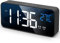 2024 Newest Sveglia Digitale, Sveglia da Comodino Temperatura, 2 Allarme, Snooze, 4 Livelli di luminosità, Controllo Vocale, USB Ricaricare, Sistema 12/24 Ore