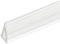 sourcing map U-Kanal-Kantenverkleidung, 1,5 m Länge, Gummischutz, Dichtungsstreifen, Kantenschutz, passend für 2–3 mm Kanten, 64 cm B x 4,6 cm H, transparent