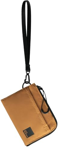 Jack Wolfskin Unisex WANDERMOOD Wallet Reisezubehör-Brieftasche, Salted Caramel