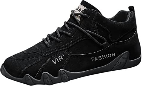 Stivali Uomo Alti Stivali da Pesca Uomo Alti Scarpe Uomo con Rialzo Stivali Uomo Pelle di Serpente 2023 Scarpe Uomo estive Sneakers D-Nero 11.99