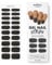 MOYOU LONDON Halbgehärtete UV Gel Strips - 20 Stück - Gel-Nagelfolien UV Härtend für Maniküre in Salonqualität - Follow Your Heart