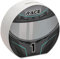 Motorsport-Helm Spardose in Schwarz-Silber Spardose Motorsport Rennwagen Helm Motorrad Sparschwein Racing Sparbüchse Rennsport Kinder Auto Sportwagen Biker Rennhelm cool