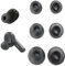 Ersatz-Ohrstöpsel aus Silikon für J-BL Vibe Buds/Live Pro TWS 2/Live Free 2/Tour Pro 2, passend in Hülle, 3 Paar S/M/L, 3 Größen, Schwarz