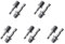 2 Pcs/Set Hexagon Drill Chuck Connecting Rod Adapter 1/4 M14 Polishing Disc Connection Hexagon Connecting Rod Accessory 1/4 M14 Hexagon Connecting Rod Adapter 2 Pcs Stainless Steel Drill Chuck Parts