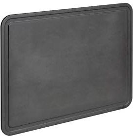 Marcato Clever Board XL, tabla de cortar negra, material resistente, 50 x 35 x 1,5 cm, fácil de limpiar, diseño elegante