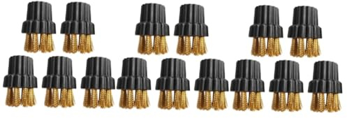 Hoement 15pcs Bathroom Steam Cleaner Brush Cleaner Vax Steam Mop Kitchen Degreaser Sink Brush