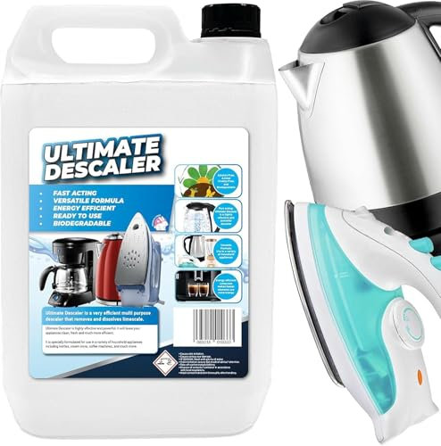 Multi Purpose Liquid Descaler Fast Acting Catering Descaler For Washing Machines, Dishwashers, Coffee Machines, Kettle & Iron Limescale Remover (4)