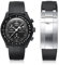 REBANDACE Bracelet de rechange en silicone souple et incurvé pour montre Moonswatch, Omega X, Swatch Speedmaster Moonswatch, 20 mm, pour montre Moonswatch, homme et femme, taille unique, Silicone, Pas