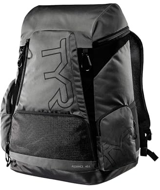 TYR Alliance 45L Rucksack, Grau/Schwarz, Einheitsgröße