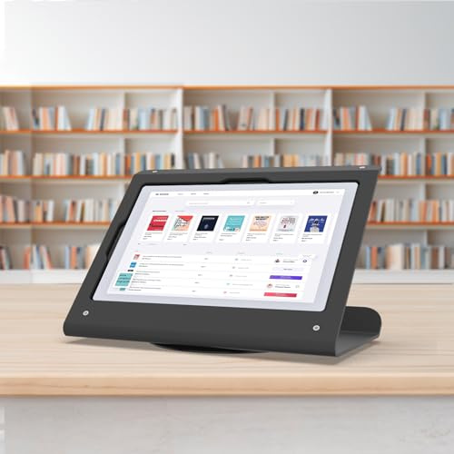 Pinikox Retail Kiosk Tablet-Ständer kompatibel mit iPad 10 Gen 11 Zoll, Air 4 5 11 Zoll, 11 Zoll (A16), Pro 11 Zoll 1. 2. 3. 4. Generation, Air 11 Zoll, Business POS Tablet-Ständer, 360° drehbarer