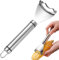 Stripper, grattugia grattugia, affettatrice e pelapatate sicuri in acciaio inox | Utensili da cucina con manico liscio, pelapatate efficiente frutta e verdura