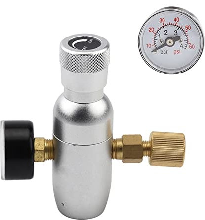 VNSMM Heimbrau-Sets Heimbrausystem Homebrew reguliertes CO2-Ladegerät-Kit,7/16quot; Reguliert tragbar für selbstgebrautes Bierzubehör(150psi)