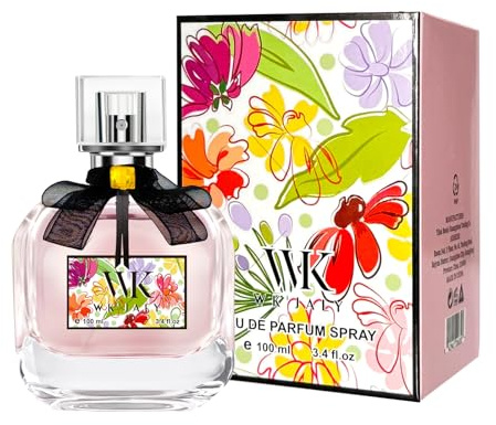 WK JALY Floral Drunk Eau De Parfum Spray, Women's Perfume, With Notes of Rose, Sandalwood, Long Lasting Fruity Fragrance, 100ml