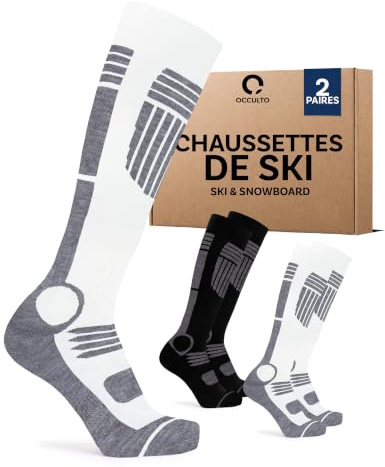 Occulto Herren Skisocken 2er Pack, 4er Pack (Modell: Felix)