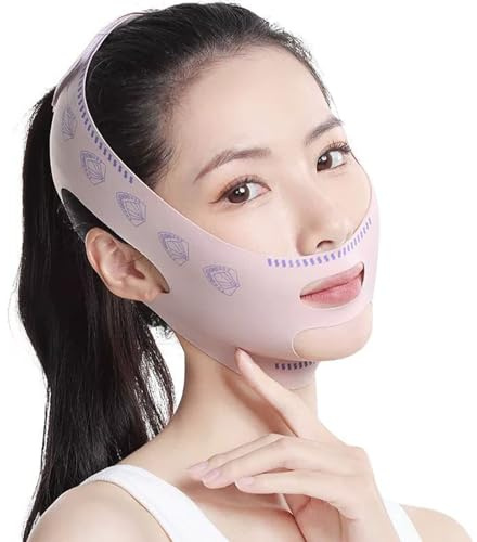 Elastic Face Contouring Forehead Tightening Strap For Chin Lifting Shaping Reusable V Line