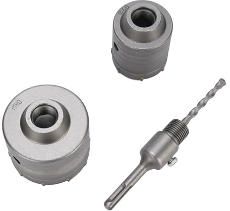 Fabater Beton-Lochsäge, Schnelles Bohren, YG8C-Legierungsöffner für Küchenhauben, Abwasserrohre, 60 Mm Wand, 2 Stück