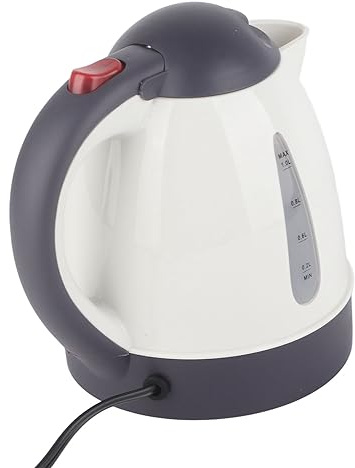 Funien Tragbarer Reise-Wasserkocher, 1000 Ml 24-V-Warmwasserbereiter für die Tee- und Kaffeezubereitung, mit Edelstahl-Innenraum, Einfach zu Verwenden für Selbstfahrer-Touren