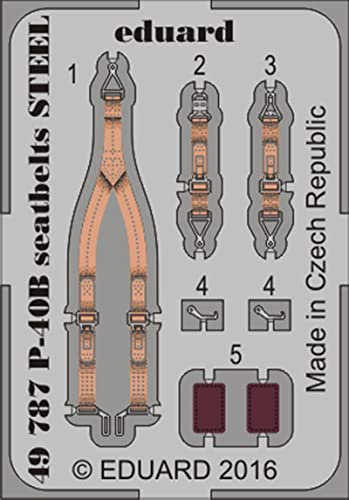Eduard Photoetch 1:48 – P-40B Tomahawk Seatbelts (Airfix)
