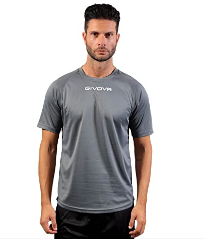 Givova - MAC01 Sport T-shirt, dunkelgrau, S
