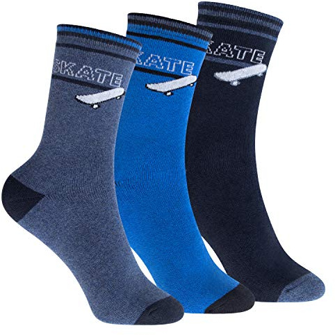 Footstar Kinder Thermosocken Frottee-Socken mit Motiven (3 Paar oder 6 Paar) Wintersocken