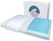 Bluewave Bedding Superdünnes CarbonBlue Max Cool Gel Memory Foam Kissen für Bauch und Rückenschläfer – dünnes, flaches Design für HalswirbelHalsausrichtung und tieferen Schlaf (8,25 cm Höhe,