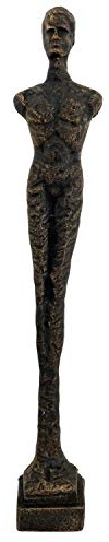 aubaho Skulptur Eisenfigur stehender Mann Figur Statue Skulptur Antik-Stil 43cm