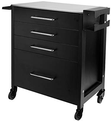 Activeshop Tattoo rollwagen PRO INK 702 Schwarz