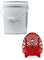 Detailmate professionelles Wasch Eimer Set: Magic Bucket Wascheimer 5 GAL (ca. 20 Liter), GritGuard Schmutz Einsatz rot, GritGuard Washboard rot