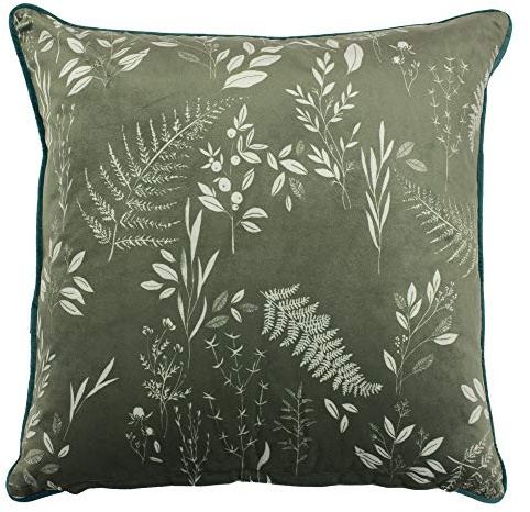 furn. Fearne Cushion Cover - Polyester - Sage - 50cm x 50cm (20 x 20 inches)