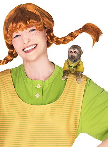 Maskworld Pippi Langstrumpf Herr Nilsson AFFE Schulterfigur - Verkleidung Accessoire Zubehör zum Kostüm - Karneval, Fasching & Motto-Party