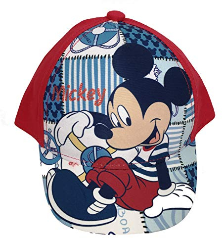 Mickey Maus, Cap, Kappe, Schirmmütze, Rot 48
