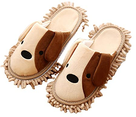 DragonX2 Floor Cleaner Shoe Mop Slippers For Floor Cleaning Mop Floor Cleaning Slippers Mop Slippers Removable Microfibre Slipper For Bathroom Home Office Kitchen Floor Dust Dirt Hair Cleaning Tool
