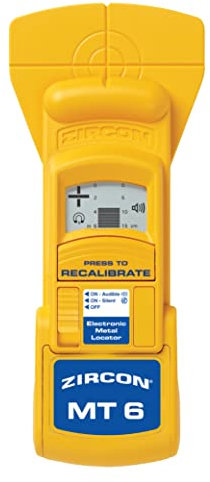 Zircon MetalliScanner MT6 Professional Metal Detector,Yellow,12.17 x 8.23 x 3.58 inches