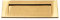 Victorian Solid Brass Traditional Sprung 10 or 12 Letter Postal Knocker Plate - Polished Brass (10 x 3 Letter Plate)