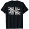 Newcastle | British United Kingdom Black & White Flag UK T-Shirt